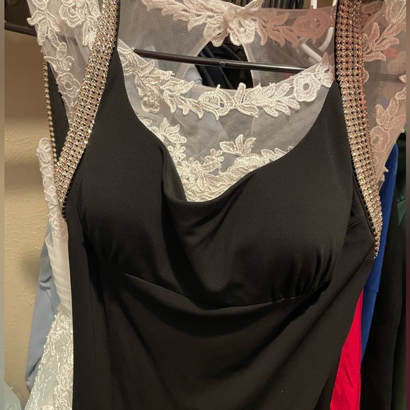 Lillie Rubin Vintage Maxi Evening Gown Rhinestone Collection - Picture 7 of 9